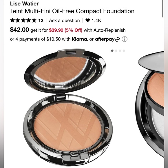 x2 Lise Watier Compact Foundation - Picture 1 of 5